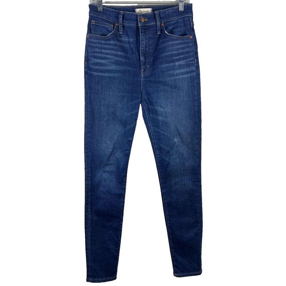 MADEWELL Women's High-Rise Skinny Blue Denim Jeans Size 28